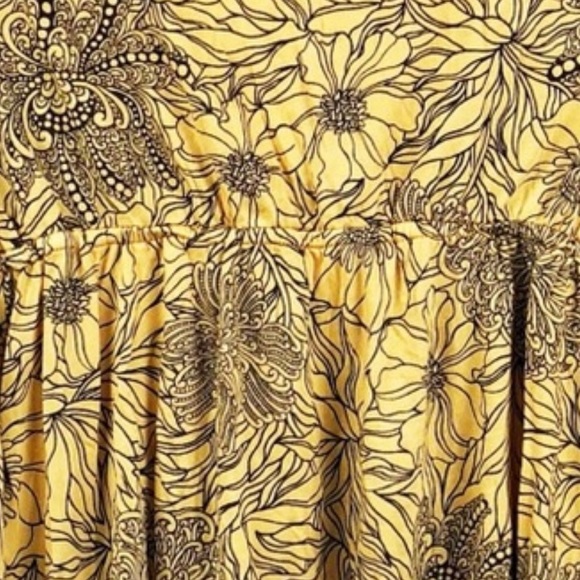 ELLA MOSS Floral Wrap Boho Top - Picture 4 of 5